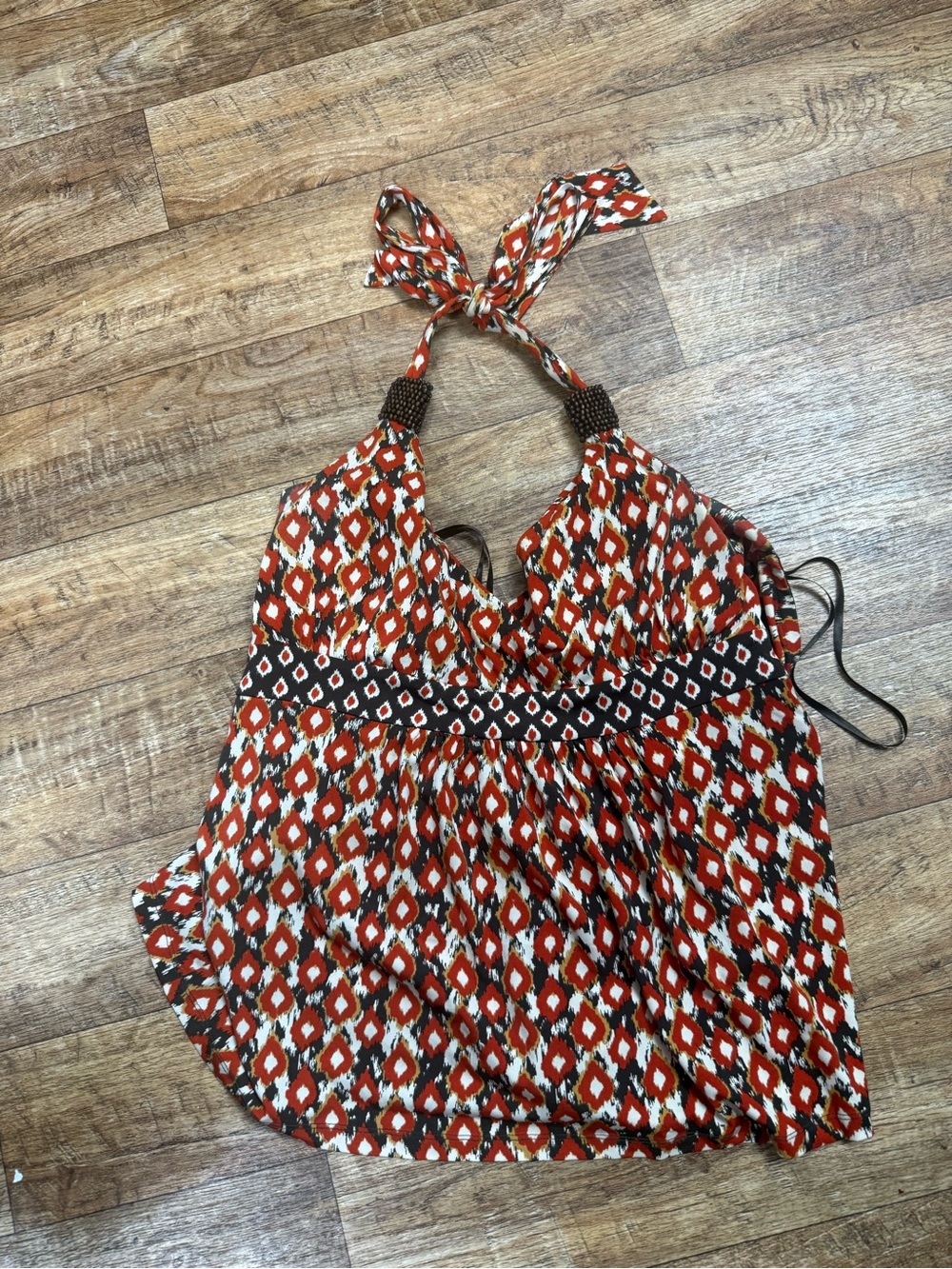 Apt 9 Women’s Halter Neck Beaded Y2K Top Sz XL. MY-220